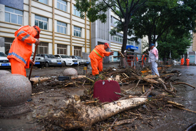 华北、黄淮等地抗击汛情一线直击